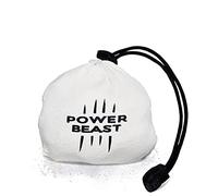 Power Beast Bola Tiza de Magnesio Rellenable 60 gr, Chalk Ball, Bolas Magnesio, Reutilizable, Cross Training, Escalada, Halterofilia, Poledance, Baile en Barra, Padel, Tenis, Calistenia.