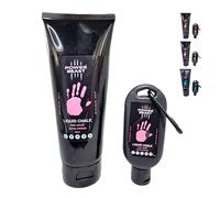POWER BEAST Magnesio Líquido Colores | Liquid Chalk | Tiza Líquida | Agarre Extremo, Cross Training, Calistenia, Halterofilia, Padel, Escalada, Baile en Barra Americana, +50ML Extra. (Rosa)