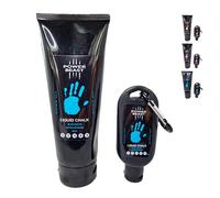 POWER BEAST Magnesio Líquido Colores | Liquid Chalk | Tiza Líquida | Agarre Extremo, Cross Training, Calistenia, Halterofilia, Padel, Escalada, Baile en Barra Americana, +50ML Extra. (Azul)