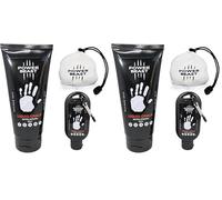 Power Beast Pack Magnesio Líquido 200Ml + 50ML + 60Gr, Bola Tiza Magnesio Rellenable, Liquid Chalk, Tiza Líquida, Gym, Calistenia, Halterofilia, Padel, Escalada, Tenis, Poledance. (Paquete de 2)