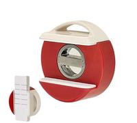 Power Brick Mount, Suction Cup Rotational Socket Holder, 3.54x3.54x2.01 Inches Power Strip Management Accessory with Sturdy Feature, Organizer for Offices, Kitchen, Bedroom, and Living Room