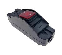 Power Button - Waterproof Cord Button 10.9x4.5cm | Rocker Switch With Red Indicator Light, 30A Waterproof Power Blocker For Outdoor Equipment Appliance Lamp Business Wiring