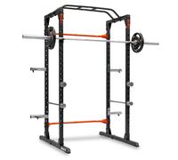 Power Cage con polea BH Fitness: soporte para pierna, polea alta y baja y soporte para almacenar discos