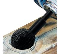 Power Carving Tools - Spherical Rotary Burr Angle Grinder Head | Wood | Construcción de acero al carbono de alta resistencia, gouge de bola de disco con puntas, se adapta a la mayoría de los