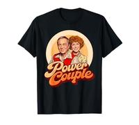 Power Couple! Funny The Ropers Romp Vintage Three's Company Camiseta