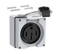 Power Distribution Box, 50 Amp Outlet, NEMA Receptacle, Electrical Supply
