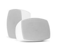 Power Dynamics BHW30WH - Altavoz de Pared 3" 40W 8 Ohm Color Blanco Marino | Sistema 100V incorporado, 8 Ohm de impedancia, pack de 2 unidades óptimas, fácil de instalar, para terrazas y jardines