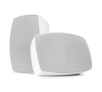 Power Dynamics BHW50WH - Altavoz de Pared 5.25" 80W 8 Ohm Color Blanco | Sistema 100V incorporado, 8 Ohm de impedancia, pack de 2 unidades óptimas, fácil de instalar, para instalaciones fijas