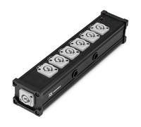 Power Dynamics Connex PSB27 Divisor PowerCon de 7 vías, solución de distribución de energía, Carcasa de Aluminio Duradera, Sistema Twist-Lock y Montaje en Truss M10, Sistemas de iluminación y Sonido