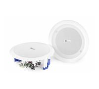 Power Dynamics CSBT60 - Altavoz de Techo 120W 2 vías Color Blanco con Cable | Bluetooth incorporado, diseño de 2 vías, fácil de instalar, apto para uso continuo, óptimo, perfecto para terrazas y jardines