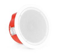 Power Dynamics CSF6 Altavoz de Techo 100V 6,5" con Cubierta Protectora | Selector de potencia, cubierta acústica metálica, montaje con muelles, conexión 100V y 8Ω