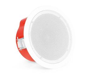 Power Dynamics CSF6 Altavoz de Techo 100V 6,5" con Cubierta Protectora | Selector de potencia, cubierta acústica metálica, montaje con muelles, conexión 100V y 8Ω