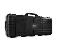 Power Dynamics GIGCase38T Maletín rígido Universal para Exteriores, maletín Grande con Ruedas para DJ, Resistente al Agua, con Interior de Espuma, maletín de Transporte con Espuma y Ruedas, Negro