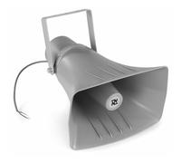 Power Dynamics HS40 - Altavoz de bocina 40W Color Gris Incluye Soporte