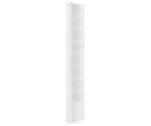 Power Dynamics ICS8 - Columna de Sonido Blanca, 40W, impedancia de 70V o 100V, Ideal para Montaje Discreto en Salas de conferencias, Iglesias o Salones, se suministra con Soporte de Montaje y Cable