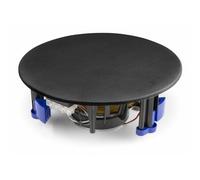 Power Dynamics NCSP8B - Altavoz de Techo (100 V, 8 Pulgadas, 40 W, Rejilla metálica, Altavoz con Sistema de fijación rápida), Ideal para instalación pública
