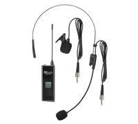 Power Dynamics PD520BP Micrófono de Cuerpo con Auriculares inalámbricos y micrófonos de Solapa para la Serie PD52, 100 Canales UHF, batería Recargable, indicador de bajo Consumo, Pack de Bolsillo.