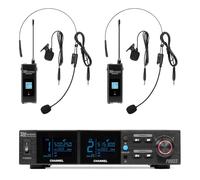 Power Dynamics PD522B Sistema UHF con 2 petacas