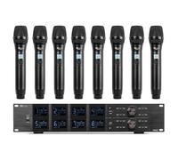 Power Dynamics PD528 Sistema inalámbrico UHF con 8 micrófonos