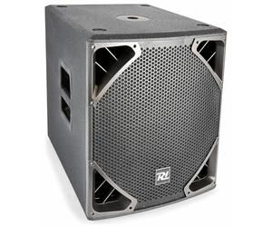 Power Dynamics PD615SA subwoofer Activo 15" 1000W con Amplificador Clase D Crossover Ajustable Fase 0-180° entradas XLR SPL 128dB Carcasa Robusta para DJ y Eventos