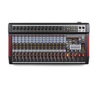 Power Dynamics PDM-T1604 Mezclador de audio de 16 canales con streaming Bluetooth, ecualizador gráfico de 7 bandas, MP3, salida USB, salida de auriculares de 6,35 mm, ideal para estudio de grabación