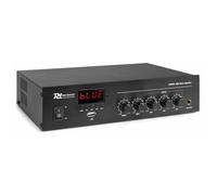 Power Dynamics PDM45 Amplificador Mezclador 100V 45W Bluetooth | Ecualizador integrado, reproducción multimedia, función Auto Talk Over, para instalaciones comerciales.