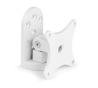 Power Dynamics PDWSW Soporte versátil de pared para altavoces pasivos PDW en blanco, funciones de inclinación y giro, resistente aluminio con recubrimiento en polvo, montaje horizontal y en vertical