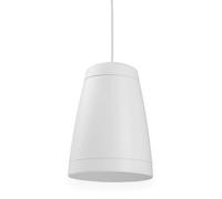 Power Dynamics Purity6W - Altavoz Colgante 100V 6.5 Pulgadas para Sonido Ambiental Profesional, música de Fondo, megafonía y Sistemas comerciales, Compatible con 8 ohmios y techos Altos, Color Blanco