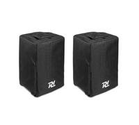 Power Dynamics SCP10 Pack 2 fundas protectoras para altavoces PDY210 activos y pasivos, nylon resistente al agua, acceso al panel, frontal acústico, color negro