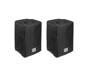 Power Dynamics SCP10 Pack 2 fundas protectoras para altavoces PDY210 activos y pasivos, nylon resistente al agua, acceso al panel, frontal acústico, color negro