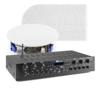 Power Dynamics Sistema de sonido PV260BT de 6 zonas con 12 altavoces de techo