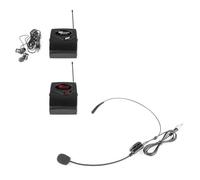 Power Dynamics - TG40 Kit inalámbrico para guía turístico o cámaras, Incluye transmisor, Receptor, Diadema con micrófono y Auriculares, Funciona con Pilas AA, Alcance de 50 Metros en Espacio Abierto