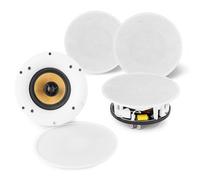 Power Dynamics WCS50 - Altavoces de Techo WiFi/Bluetooth - Sistema Multizona 50W, App 4STREAM y Rejilla Magnética - Fácil Instalación, Ideal para Hogar, Oficina y Comercios. Color Blanco