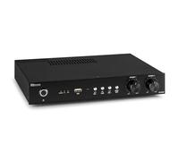 Power Dynamics WT460A Amplificador WiFi Bluetooth 4 Zonas 240W | WiFi y Bluetooth integrados, control independiente de 4 zonas, potencia de 240 W, para hogares y comercios
