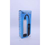 Power Escorts - BR130 - Power Pump Turbo - Automatic Penis Pump - Rechargeable - Black/Transparant