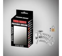Power Escorts - BR88 - Prison Break - Metal Cock Cage - 40 MM - Silver