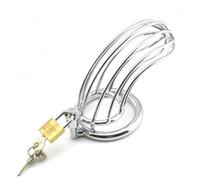 Power Escorts - BR90 - Prison Break - Metal Cock Cage - 40 MM - Silver