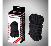 Power Escorts - BR96 - Fetish Power - Kinky Rope - 5-Meter - Black