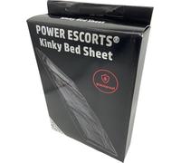 Power Escorts Kinky Bed Sheet for Erotic Games - Hoja de cama (160 x 227 cm)