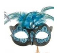 Power Escorts Luxury Venetian Mask Light Blue