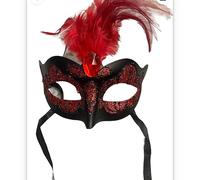 Power Escorts Luxury Venetian Mask Red