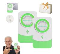 Power Factor Correction Device, Electricity Saving Box, Power Saver Energy Saver, Smart Electric Pro Device to Stabilize Voltage & Reduce Power Waste, Reduces Waste & Extends Service Life (2Pcs)