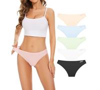 Power Flower Ropa Interior Brasileña Sin Costuras para Mujer - Panties Invisibles, Braguitas Cheeky Multipack, Sin Marcas y Cómodas (L-XL, 32057)