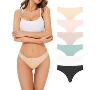 Power Flower Ropa Interior Tanga Sin Costuras para Mujer - Cuerdas Invisibles, Tangas Transpirables y Cómodas Multipack (32045, S-M)