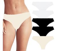 Power Flower Ropa Interior Tanga Sin Costuras para Mujer - Cuerdas Invisibles, Tangas Transpirables y Cómodas Multipack (32013, S-M)