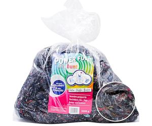 POWER FÜLL Relleno de algodón gris de 3 kg | Estable relleno de algodón para almohadas, asiento y esterilla de yoga | material de relleno con fuerza de relleno | algodón para manualidades