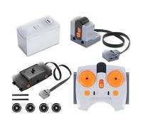 Power Functions Set Binghe Electrisch Spielzeug Motor, Motor Set mit XL/L/M-Motor,Zugmotor,IR Receiger,Fernbedienung Batteriebox,Verlängerungskabel,für Technic & City Bausteinsets