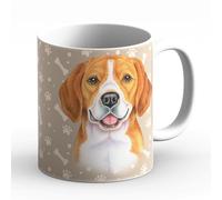 power gift BEAGLE - Taza de café o para Le The. Tazas Con Patrón De Perro Y Gatos. Tu animal prehere: perfecto para los amantes de los animales. Taza de cerámica.