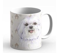 Power gift BICHON MALTAIS - Taza de café o para el The. Tazas Con Patrón De Perro Y Gatos. Tu Animal Prehere: perfecto para los amantes de los animales. Taza de cerámica.