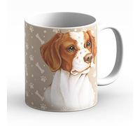 power gift EPAGNEUL BRETON - Taza de café o para Le The. Tazas Con Patrón De Perro Y Gatos. Tu Animal Prehere: perfecto para los amantes de los animales. Taza de cerámica.